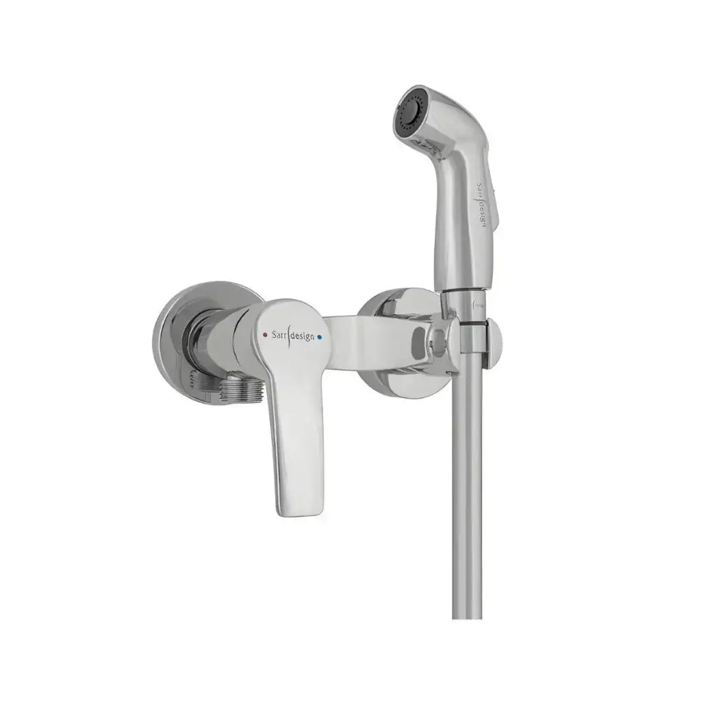 خلاط شطاف مع شطاف بخرطوم معدن كروم ق SD1135-S-CP من سارديزاين