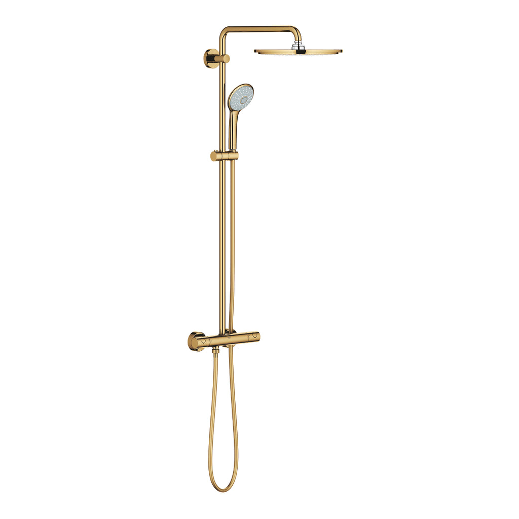 جروهي GROHE مجموعة دش يوفوريا دهبي لامع 26075GL0