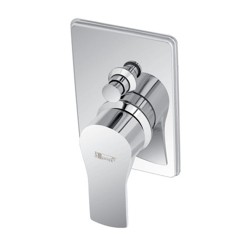 خلاط دفن 2 مخرج مربع B1 كروم من عبده حنفية